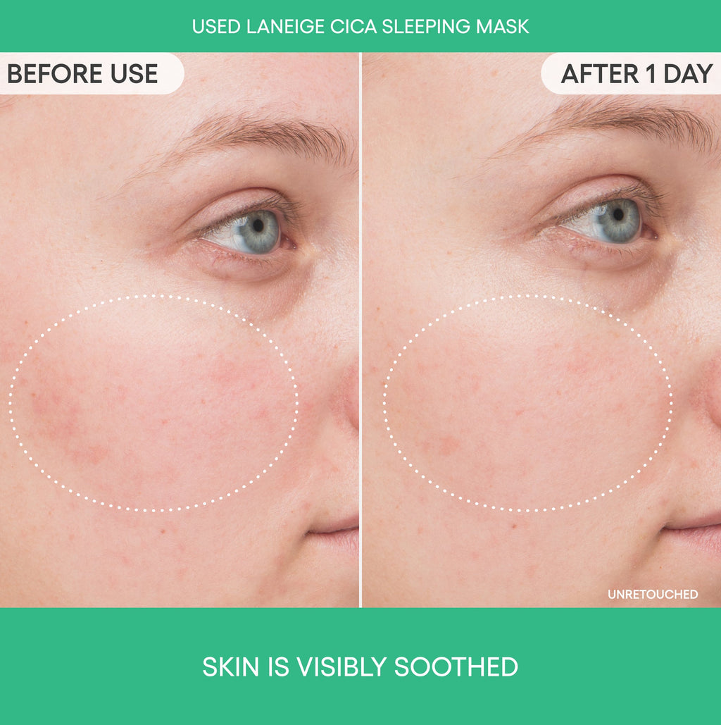 Cica Sleeping Mask with Centella Asiatica for Moisture Barrier Support Personal Skincare Choices