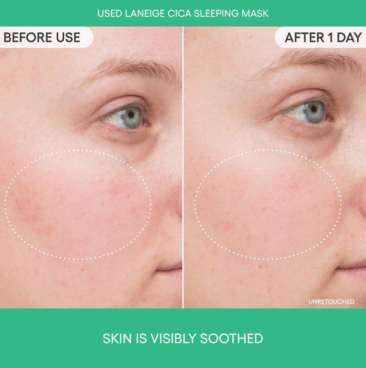 Cica Sleeping Mask with Centella Asiatica for Moisture Barrier Support Personal Skincare Choices