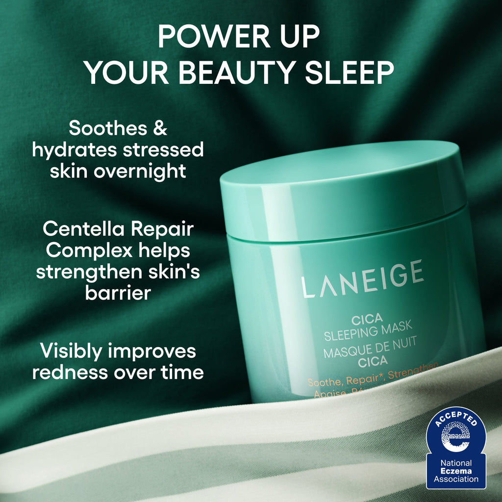 Cica Sleeping Mask with Centella Asiatica for Moisture Barrier Support Personal Skincare Choices