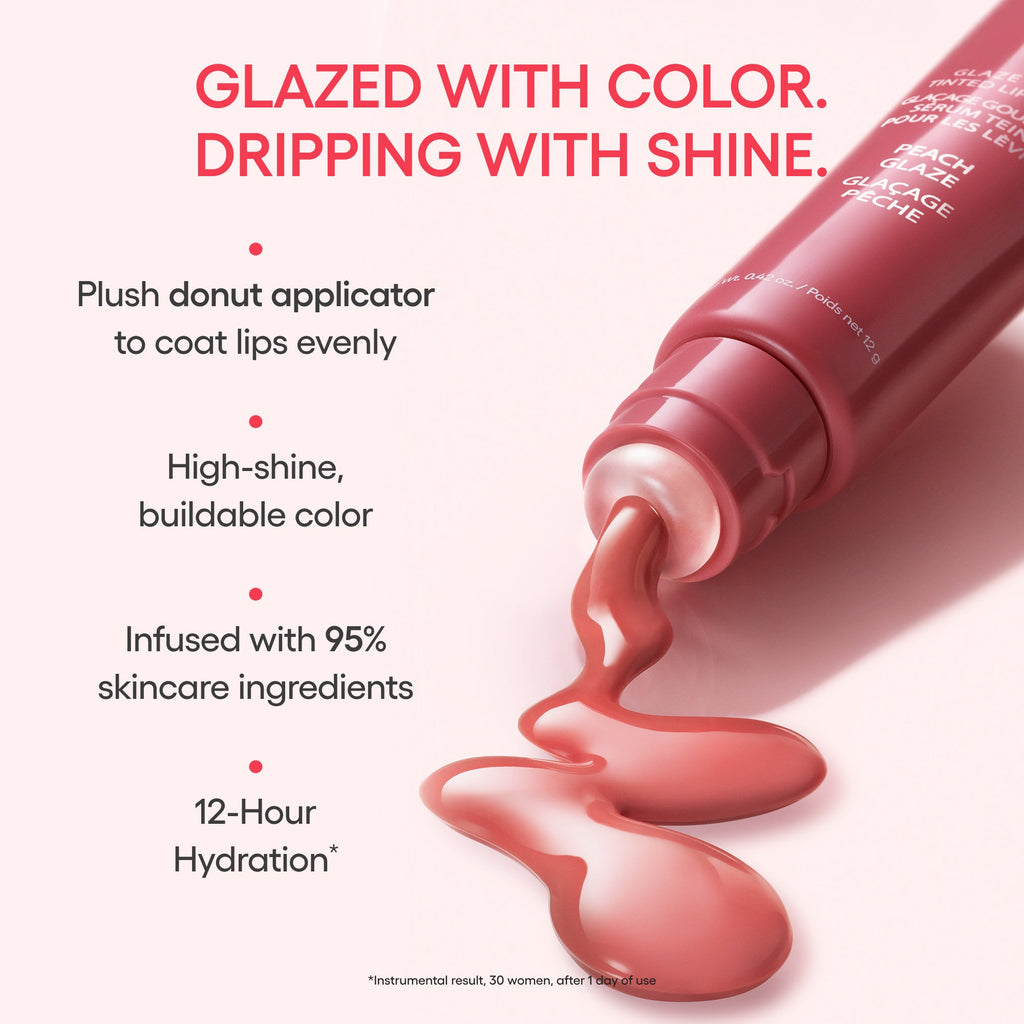 STRAWBERRY SPRINKLES (COOL PINK), MAPLE GLAZE (ROSY MAPLE), RASPBERRY JAM (SHEER RED), PEACH GLAZE (PEACHY CORAL), CHOCOLATE FROSTING (WARM BROWN), SUGAR GLAZE (NUDE BEIGE), CINNAMON SUGAR (MAUVE PINK), ROSE JAM (MUTED PINK)