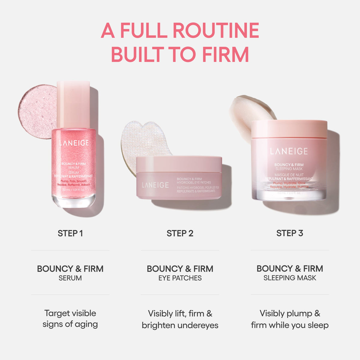 bouncy & firm routine built to firm skin