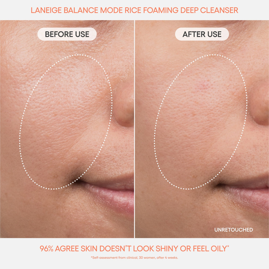 Balance Mode Rice Foaming Deep Cleanser A Skincare Choice for Changing Schedules