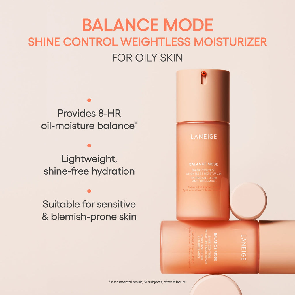 Balance Mode Shine Control Weightless Moisturizer Your Daily Skincare Selection