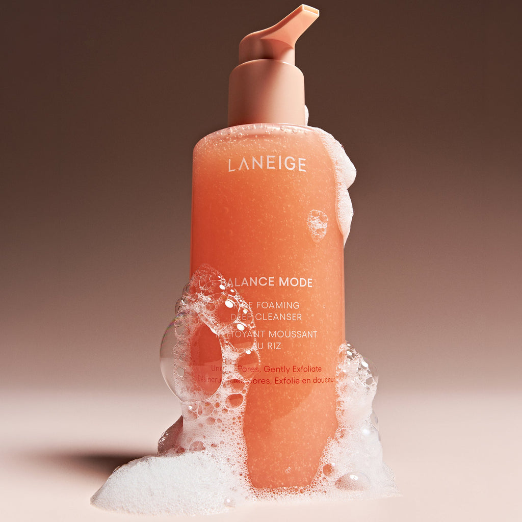 Balance Mode Rice Foaming Deep Cleanser A Skincare Choice for Changing Schedules