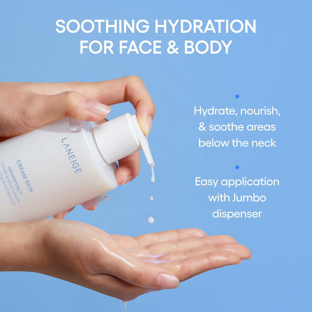 Cream Skin Milky Toner with Ceramides & Peptides for Nourishing Hydration Skincare for Your Outdoor Plans
