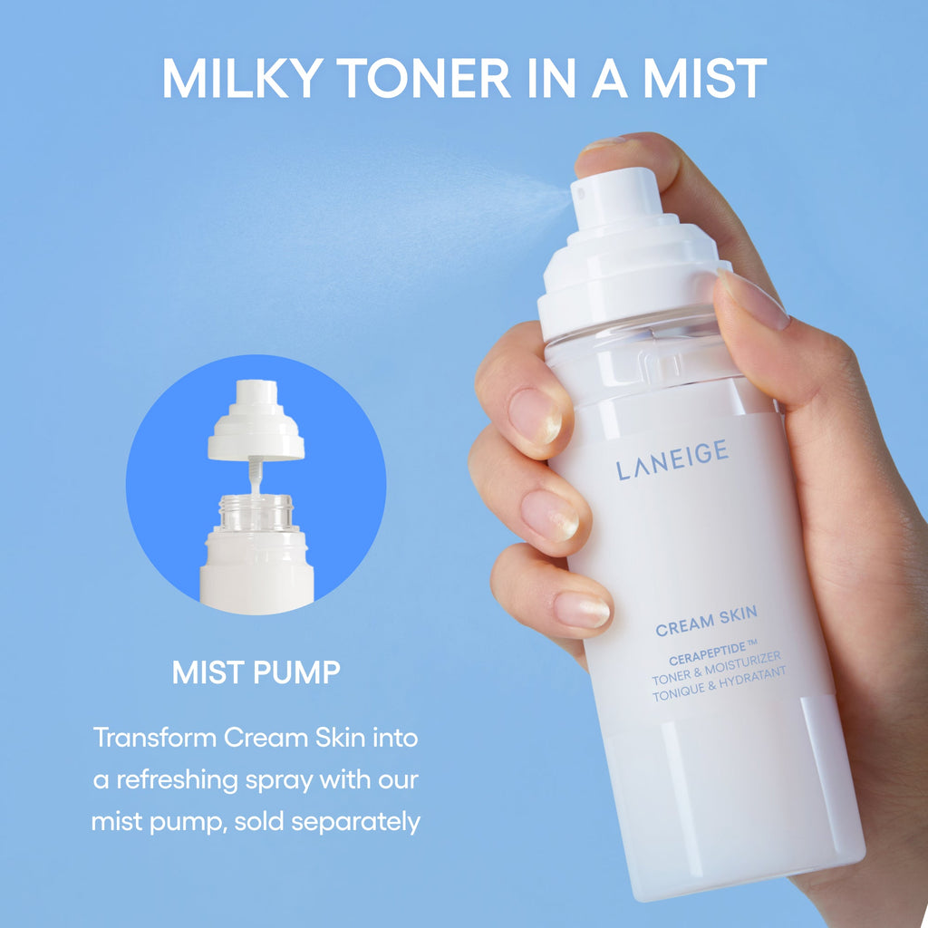 Cream Skin Milky Toner with Ceramides & Peptides for Nourishing Hydration Skincare for Your Outdoor Plans