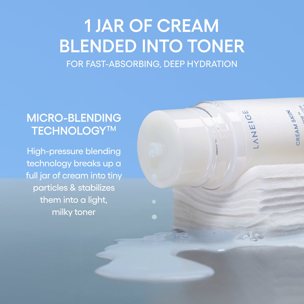 Cream Skin Milky Toner with Ceramides & Peptides for Nourishing Hydration Skincare for Your Outdoor Plans