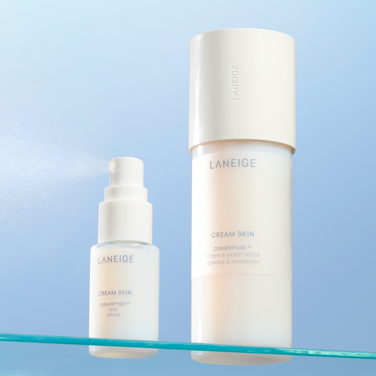 Cream Skin & Mini Mist Duo Skincare for Busy Mornings