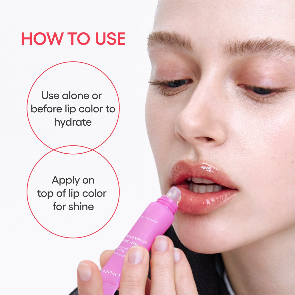 How to use laneige lip glowy balm