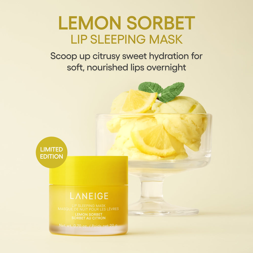 Lemon Sorbet limited edition citrusy scent with lemon sorbet