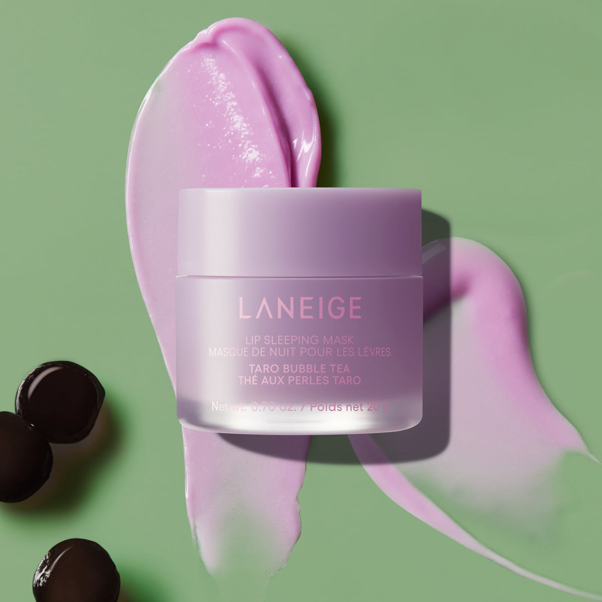 Lip Sleeping Mask;;color::Taro Bubble Tea upclose product image