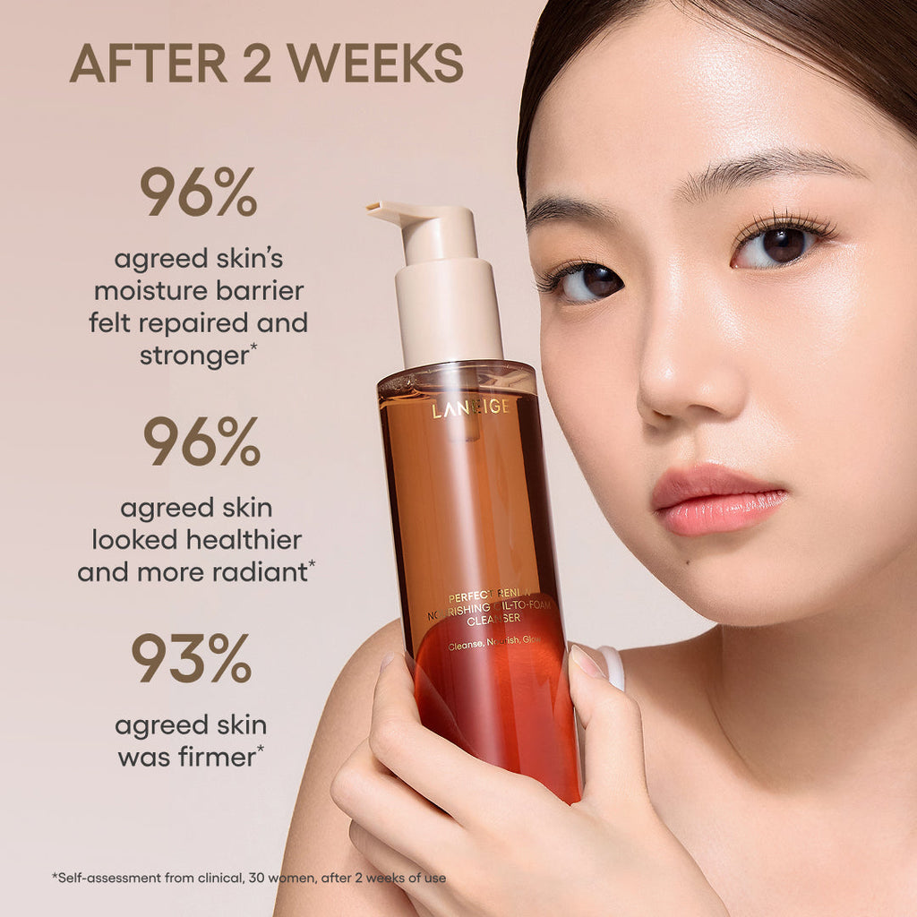 Perfect Renew Nourishing Oil-to-Foam Cleanser Skincare for Everyday Plans
