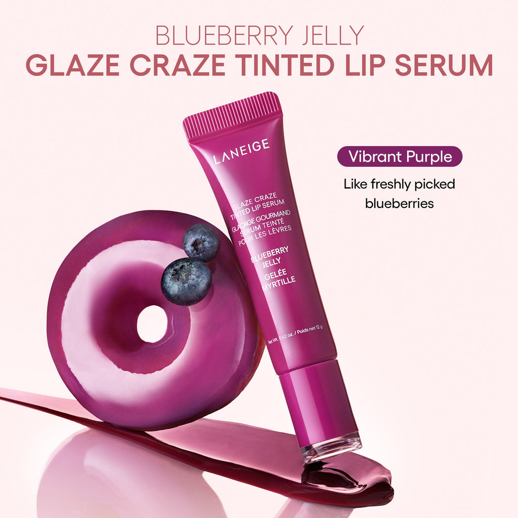 Glaze Craze Tinted Lip Serum BLUEBERRY JELLY;;color::BLUEBERRY JELLY (VIBRANT PURPLE)