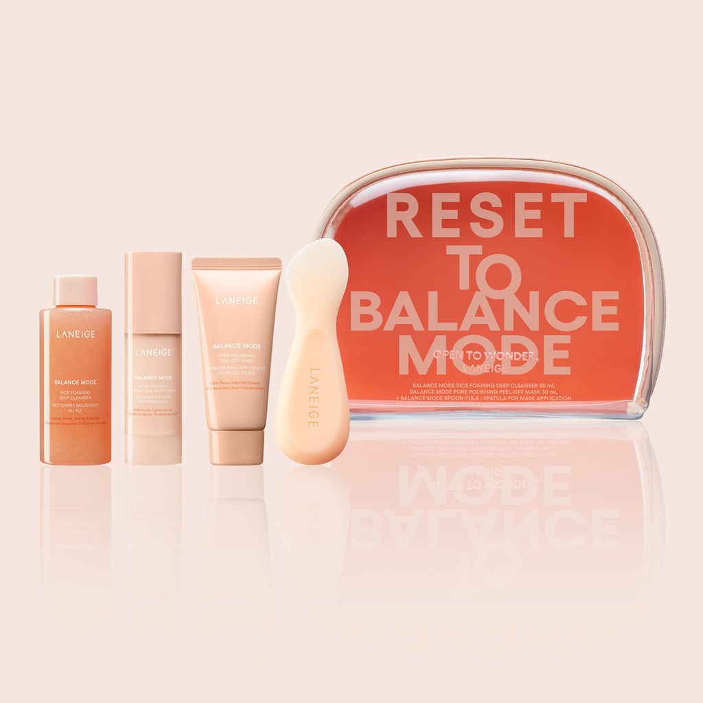 Reset to Balance Mode Intro Set Everyday Beauty Care in Focus