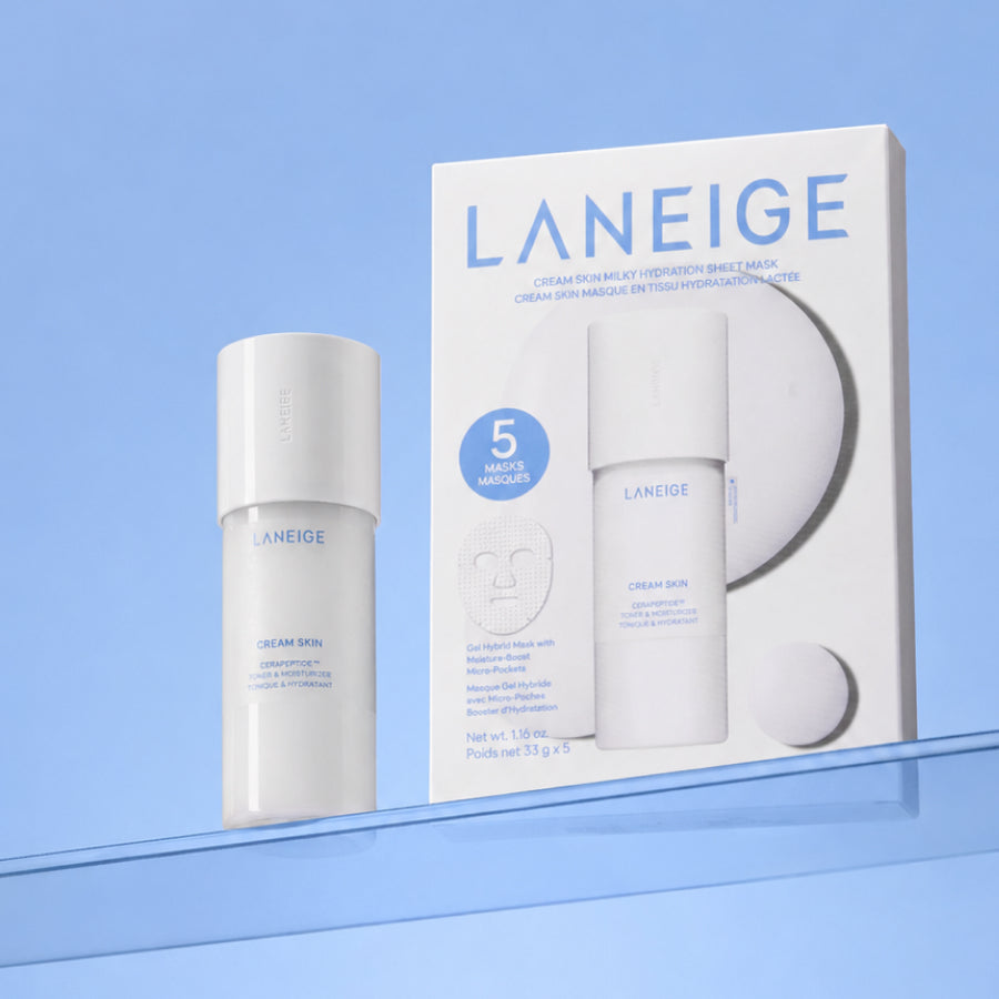Cream Skin Milky Toner & Sheet Mask Duo Skincare Moments Made Personal